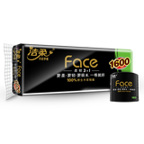 洁柔有芯卷纸 黑Face加厚4层160克*10卷 高克重 卫生纸卷筒纸纸巾