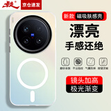 暴走适用vivox200ultra手机壳 VIVO X200Ultra保护套 MagSafe磁吸硅胶软边磨砂肤感半透镭射渐变防摔壳