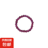 胖东来小红书同款复古民族风碧玺石榴石戒指 紫牙乌石榴石弹力线戒指