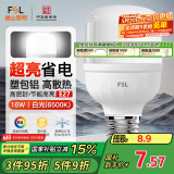 FSL佛山照明灯泡LED节能灯 大功率室内照明16WE27柱形 白光6500K