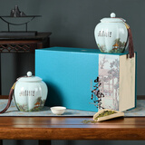 去寻绿茶杭州龙井明前特级250g2025新茶叶礼盒装嫩芽送礼物品