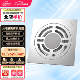 九牧（JOMOO）不锈钢防臭大排量洗衣机淋浴地漏盖92274