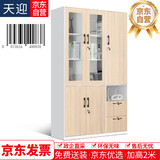 天迎文件柜铁皮柜资料柜办公室组合书柜带锁2米高TY-WJ2157
