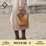 CASSILE卡思乐女包伍鹏同款托特包女植鞣牛皮大容量轻奢单肩包生日礼物