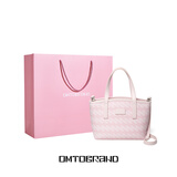 OMTO黑松露托特包女25年大容量单肩包上班通勤手提包电脑包女生日礼物 樱花粉【mini号】可装五折伞