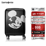 新秀丽（Samsonite）行李箱20英寸拉杆箱迪士尼米奇旅行箱包AF9黑色登机密码箱