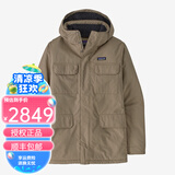 PATAGONIA男士Isthmus Parka 户外保暖长款防寒棉服外套 巴塔哥尼亚27022 SBDY鸟灰色 M