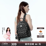 纽芝兰（NUCELLE）沈月同款双肩包女2025新款时尚背包大学生书包飞马女包生日礼物女