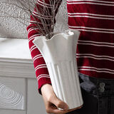 木丁丁钢琴花边陶瓷艺术花瓶简约风北欧创意插花器客厅鲜花干花生日礼物