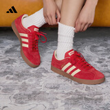 adidas「T头鞋」VL COURT复古休闲板鞋德训鞋男女阿迪达斯轻运动   浅猩红/暖香草色/黄色(推荐女生选小半码)   37