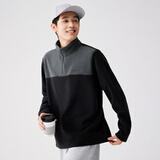 361°运动卫衣男2025年冬季加绒开衫摇粒绒保暖立领户外拉链套头卫衣女 【男款】超级黑/静谧灰 4XL