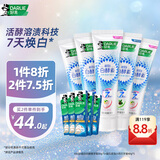好来(原黑人)超白白酵素溶渍美白牙膏去黄去牙渍去烟渍10支600g