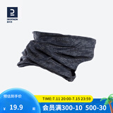 迪卡侬（DECATHLON）防晒公路骑行装备男脖套春秋围脖运动面罩女面巾魔术头巾RC 黑色