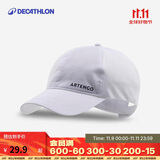 迪卡侬帽子遮阳帽防晒鸭舌帽防晒帽成人鸭舌帽网球帽白色58cm4237278