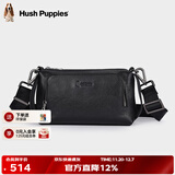 暇步士（Hush Puppies）单肩包真皮男士背包斜挎商务通勤牛皮小挎包新款男士包生日礼物 HA-2171005W-5710
