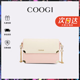 COOGI女士包包女包轻奢品牌单肩包女斜挎包情人节生日礼物女送老婆女友 粉色