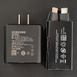 三星（SAMSUNG）三星45W快充头S23+s23u原装note10+5G充电器S22UltraA超快充S24 黑色 国行45W原装充电头+5A原装线1米