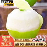 京地达梨砀山翠玉梨香梨梨子新鲜水果净重4.8斤单果250g+源头直发包邮