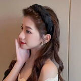 奇美拉（CHIMERA）高颅顶发箍欧根纱带齿防滑宽边发卡麻花辫外出头箍头饰女生日礼物