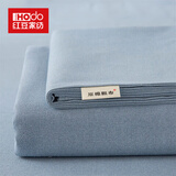 红豆家纺原棉老粗布床单单件加厚冬季单人宿舍被单床盖双人家用软席床罩套 偶遇【原棉老粗布 亲肤舒适】 230*240cm三件套【床单+枕套*2】