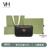 VANESSA HOGAN VH女包茵然软包系列复古太阳神斜挎包菱格链条腋下包小众单肩包