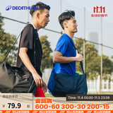 迪卡侬（DECATHLON）足球单肩包20L健身包运动背包返回绿茵场IVO2 35L 黑色【侧袋可放鞋】
