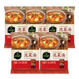 必品阁（bibigo）希杰必品阁bibigo韩式泡菜汤酱速食韩国辣白菜火锅汤底网红 泡菜汤460g*5