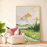 艺环宇日照金山装饰画山水画客厅挂画靠山图沙发背景墙风景落地画玄关画