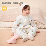 巴拉巴拉童装婴儿连体衣新生儿宝宝包屁衣服男女童冬装爬行服加厚保暖软萌
