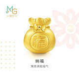 周生生黄金转运珠 福袋足金串珠子 情侣手串不含绳链89197C定价