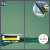 晴画玻璃防晒膜单向透视窗户贴膜加厚遮阳防窥防爆贴纸绿银50*200cm