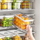 家の物语（KATEI STORY）电动抽真空保鲜盒带手柄大容量冰箱收纳盒专用冷冻食物蔬菜水果盒