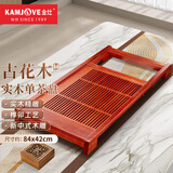 金灶（KAMJOVE）自动上水功夫整套茶具套装 新中式茶盘 茶海泡茶壶茶道茶台 K-188 古花木茶盘（不含茶艺炉） 1件