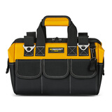 WINHUNT 工具包多功能维修加厚电工工具包收纳工具袋手提 升级版黄色17寸配肩带