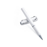 凌美（LAMY）签字笔宝珠笔 圆珠笔 生日节日礼物学生成人练字文具 德国进口 狩猎系列 白色 蓝色笔芯0.7mm