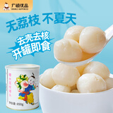 广禧优品荔枝罐头850g 新鲜荔枝果肉颗粒烘焙馅料 即食烘焙原料