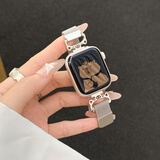 添赋适用苹果手表表带apple iwatch s11/10/9/8/7卡皮巴拉米兰尼斯腕带SE/Ultra2手表金属磁吸替换表带 星光色【卡皮巴拉款】【配连接器-22mm】 38/40/41/42mm
