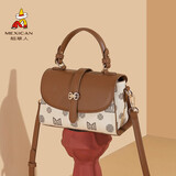 稻草人包包女包2025新款轻奢百搭单肩斜挎包妈咪手提包生日礼物送妈妈