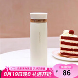 乐扣乐扣（LOCK&LOCK）菲特旋转盖轻量保温杯男女学生茶水杯子LHC4131IVY米白色450ml