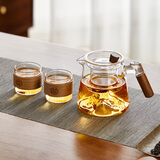 忆壶茶泡茶壶茶水分离玻璃茶具办公室家用大容量透明山底高端冲茶器