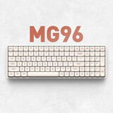 IQUNIX MG65系列矮轴机械键盘无线三模适配Mac平板办公超薄游戏 MG96 雾苏白 轻羽轴