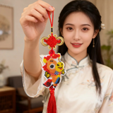 老街缘生肖平安福2025新款自己绣手工珠绣十字绣汽车挂件自绣出入平安符 马挂件(需要自己绣)满珠子