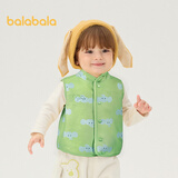 巴拉巴拉童装加绒马甲2025冬装婴儿背心羊羔绒两面穿宝宝外套209425101203