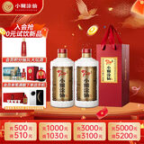 小糊涂仙 20周年720金装版(裸瓶装)浓香型白酒52度500ml*2 双瓶装 中秋