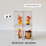 MESHD亚克力盲盒展示收纳盒星星人玩具娃娃萌粒泡泡玛特哪吒架