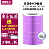 思博润 适配小米空气净化器滤网滤芯1代、2代2S、3代、Pro空气净化器滤芯 M5A（35克滤层，产品轻）