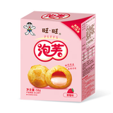 旺旺 泡芙夹心饼干 56g 草莓味 零食膨化休闲食品饼干糕点
