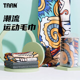 TAAN泰昂运动毛巾潮图羽毛球网球游泳健身吸汗纤维毛巾柔软透气SK26