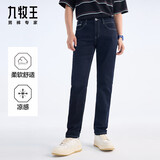 九牧王男裤牛仔裤男【空气牛仔基础版】春季上身舒适弹力透汽裤子男