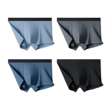 【95成新】京东京造10A抑菌男式内裤男纯棉平角内裤大码男生四角短裤衩4条XXL